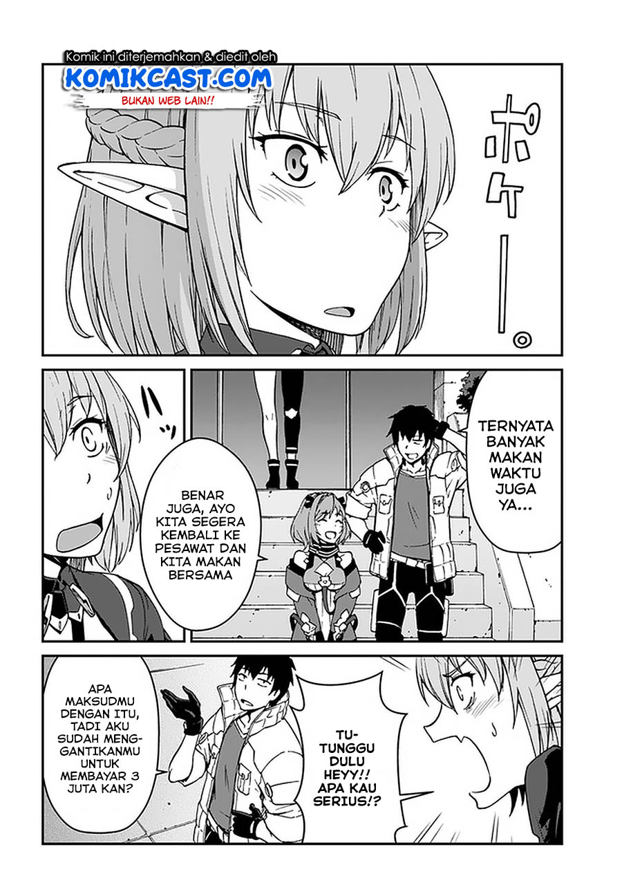 Mezametara Saikyou Soubi to Uchuusen-mochi datta no de Chapter 08.1 Bahasa Indonesia